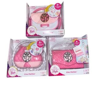 Set3-👛👛👛Disney Princess Chic Petites Set - Pink and Gold